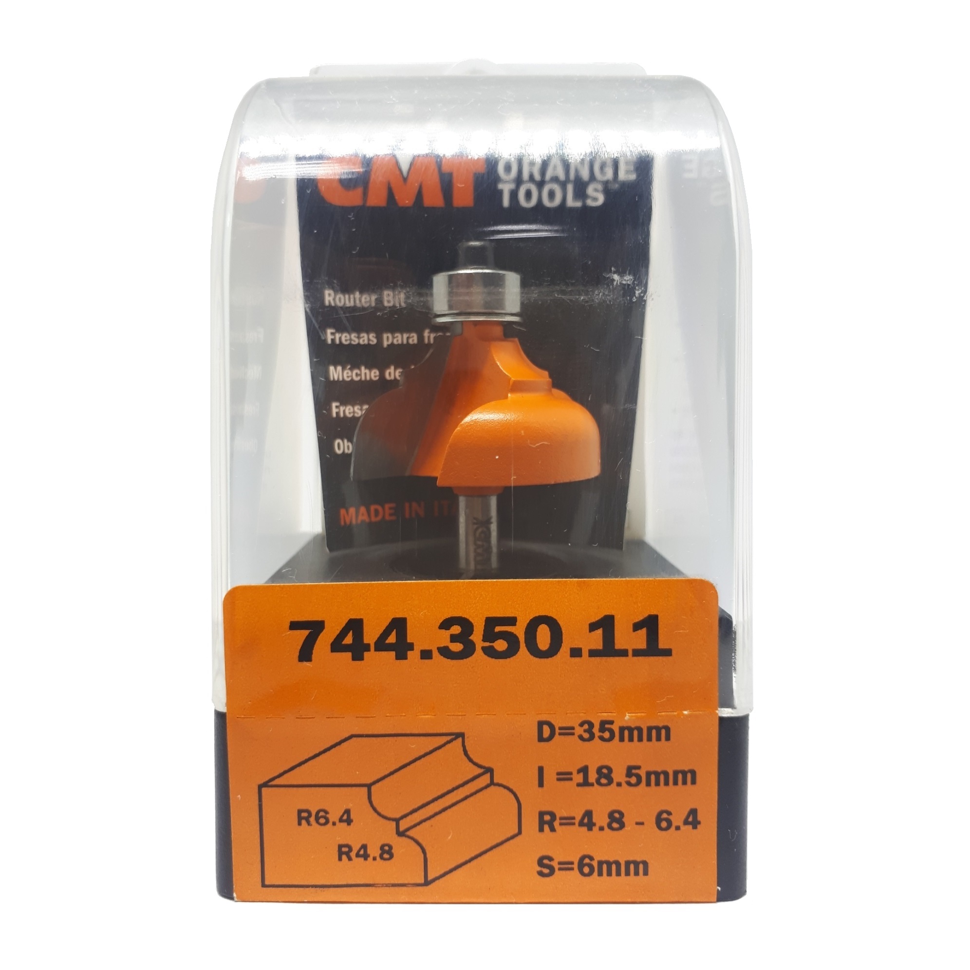 Fresa para Moldura HW Ø35x4,8/6,4mm - marca CMT - Cód. 744.350.11